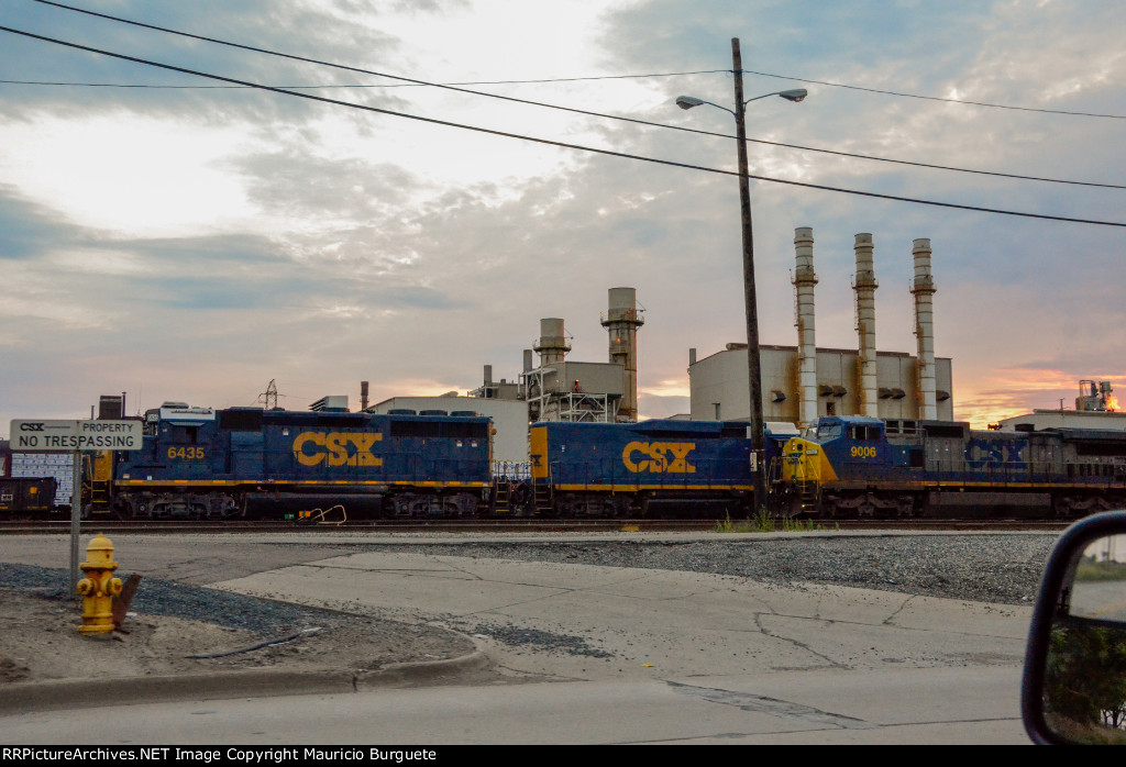 CSX Locomotives in the Yard